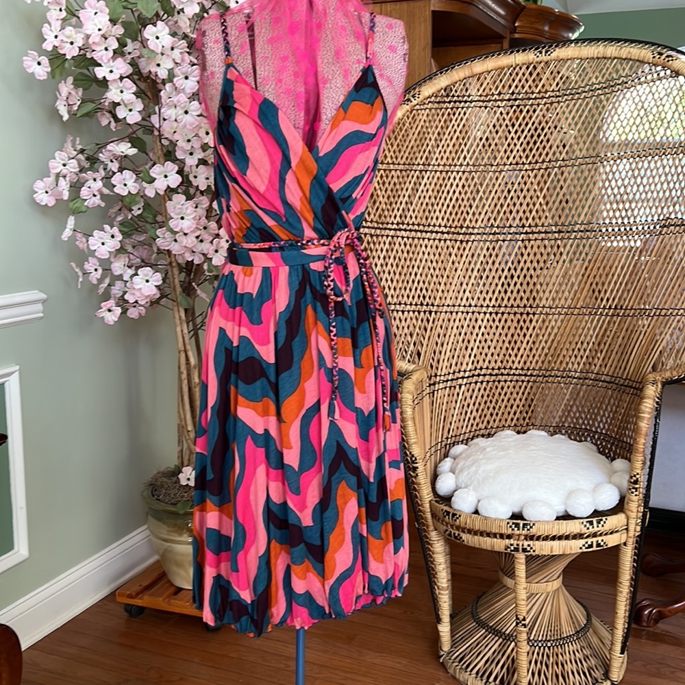 NWT Diane von Furstenberg Helene Dress in Spice Trail